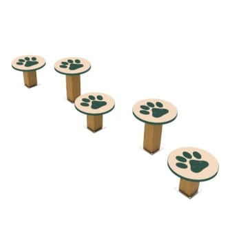 Image for Barkpark® 5-Step Recycled Stepping Paws from HD Supply