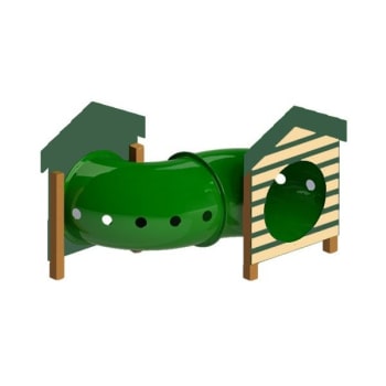Image for Barkpark® Recycled Curved Tunnel W/ Dog House from HD Supply