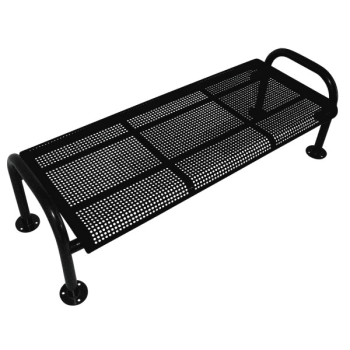 Image for Ultrasite® Perforated Black Surface Mount Contour Bench 6' from HD Supply