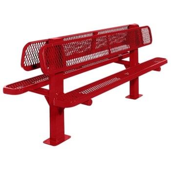 Image for Ultrasite® Diamond Red Surface Mount Double Sided Bench 6' from HD Supply