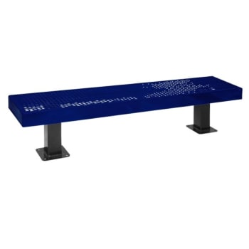 Image for Ultrasite® Diamond Ultra Blue Surface Mount Mall Bench 6' from HD Supply