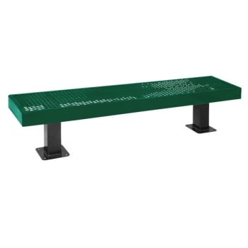 Image for Ultrasite® Diamond Green Surface Mount Mall Bench 6' from HD Supply