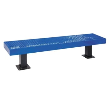 Image for Ultrasite® Diamond Blue Surface Mount Mall Bench 6' from HD Supply