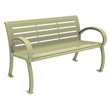 Image for Ultrasite® Premium Beige Portable Wilmington Bench 4' Slat from HD Supply