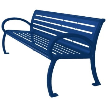 Image for Ultrasite® Premium Blue Portable Wilmington Bench 4' Slat from HD Supply