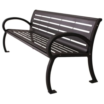 Image for Ultrasite® Premium Black Portable Wilmington Bench 4' Slat from HD Supply
