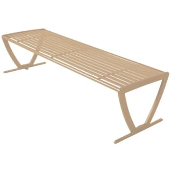Ultrasite® Premium Beige Portable Augusta Bench 6' And Armrests