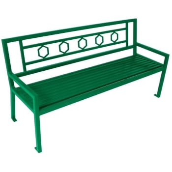Image for Ultrasite® Green Huntington Bench 6' from HD Supply