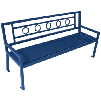 Image for Ultrasite® Blue Huntington Bench 6' from HD Supply