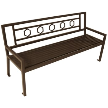 Image for Ultrasite® Brown Huntington Bench 6' from HD Supply
