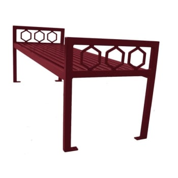 Image for Ultrasite® Burgundy Portable Huntington Bench 6' from HD Supply