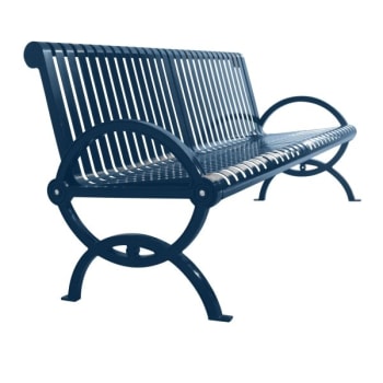 Image for Ultrasite® Ultra Blue Portable Durham Bench 6' Vertical Slat from HD Supply