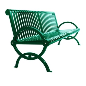 Image for Ultrasite® Green Portable Durham Bench 6' Vertical Slat from HD Supply