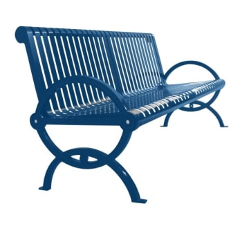 Image for Ultrasite® Blue Portable Durham Bench 6' Vertical Slat from HD Supply