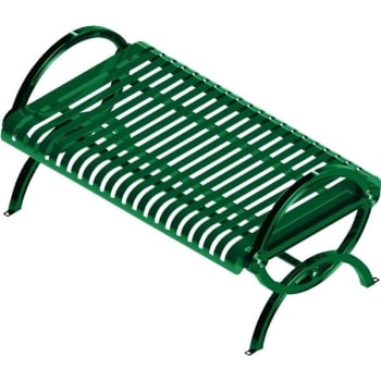 Image for Ultrasite® Green Portable Durham Bench 4' Vertical Slat from HD Supply