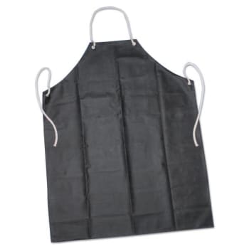 Image for Skilcraft Laboratory Apron, 35 X 45, Black, One Size Fits Most, Rubber from HD Supply