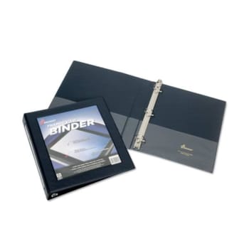 Image for Skilcraft Framed Slant-D Ring View Binder, 3 Rings, 0.5, 11 X 8.5, Navy Blue from HD Supply