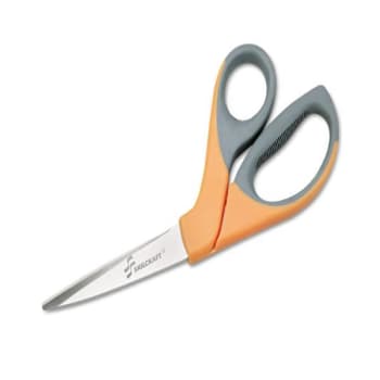 Image for Skilcraft Scissors, 8.25 Long, 3.63 Cut Length, Orange/Gray Offset Handle from HD Supply