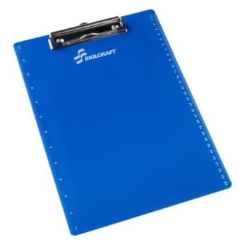 Image for Skilcraft Recycled Plastic Clipboard, 4 Wire Spring Clip, 9 X 12 from HD Supply