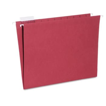 Image for Skilcraft 8.5 X 11 In Hanging File Folder (Red) (25-Pack) from HD Supply