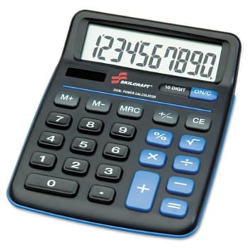 Image for SKILCRAFT Desktop Calculator, 10-Digit Digital from HD Supply