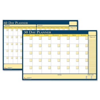Image for SKILCRAFT 30/60-Day Undated Reversible/Erasable Planner, 36 X 24, White from HD Supply