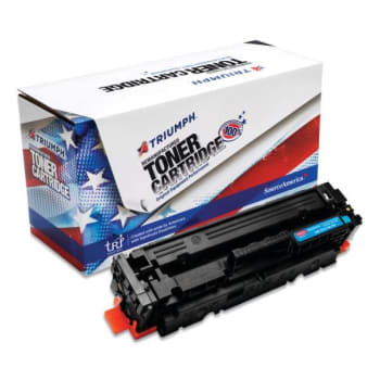SKILCRAFT Remanufactured Cf411a 410a Toner, 2,300 Page-Yield, Cyan