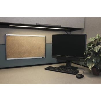 Image for SKILCRAFT Quartet Cubicle Cork Board, 24 X 14, Aluminum Frame from HD Supply
