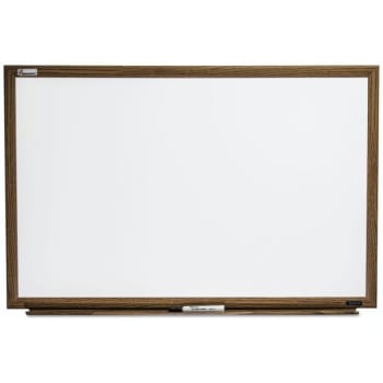 Skilcraft Quartet Melamine Dry Erase White Board, 36 X 24