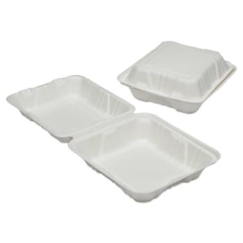 Image for Skilcraft 8 X 8 In. 1-Compartment Clamshell Food Container (200-Box) from HD Supply