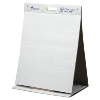 Image for SKILCRAFT Self-Stick Tabletop Easel Pad, 20 X 23, White, 20 Sheets from HD Supply