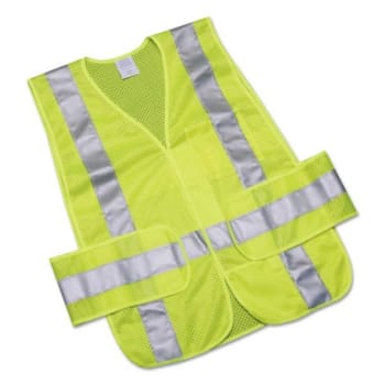 Image for SKILCRAFT Safety Vest-Class 2 Ansi 107 2010 Compliant, Lime/Silver, One Size from HD Supply
