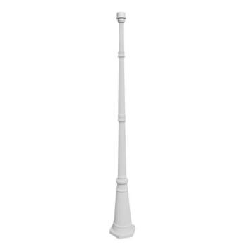 Image for Gama Sonic® 6.5 Feet Cast Aluminum Outdoor Lamp Post, 3 Inch Fitter  White from HD Supply