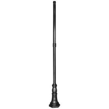 Image for Gama Sonic® 10 Feet Commercial Pole - 3 Inch Diameter, Black Powder Aluminum from HD Supply