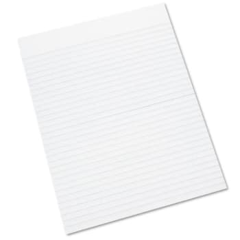 Image for SKILCRAFT Writing Pad, College Rule, 8.5 X 11, White, 100 Sheets, Package Of 12 from HD Supply