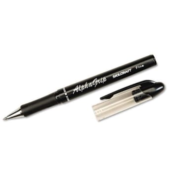 Image for Skilcraft Alphagrip Stick Ballpoint Pen, 0.7mm, Black Ink/barrel, Package Of 12 from HD Supply