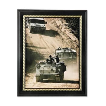 Image for SKILCRAFT Military-Themed Picture Frame, Army, Black, Wood, 8 1/2 X 11 from HD Supply