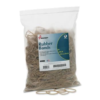 Image for SKILCRAFT Rubber Bands, Size 16, 0.03 Gauge, Beige, 1 Lb Box, Package Of 2300 from HD Supply
