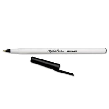 Image for Skilcraft Alphabasic Stick Ballpoint Pen (Black) (12-Pack) from HD Supply