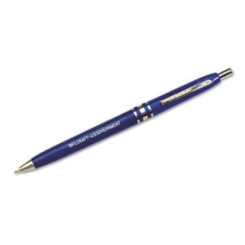 SKILCRAFT U.S. Government Ballpoint Pen, 1mm, Blue Ink/Barrel, Package Of 12