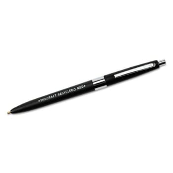 Image for Skilcraft Recycled Retract Ballpoint Pen, 1mm, Black Ink/barrel, Package Of 12 from HD Supply