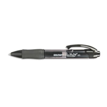 Image for SKILCRAFT Biowrite Retract Gel Pen, 0.7mm, Black Ink/Barrel, Package Of 12 from HD Supply