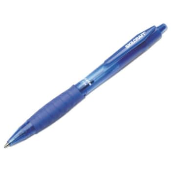 Skilcraft Vista Retract Ballpoint Pen, 0.7mm, Blue Ink/Barrel, Package Of 12