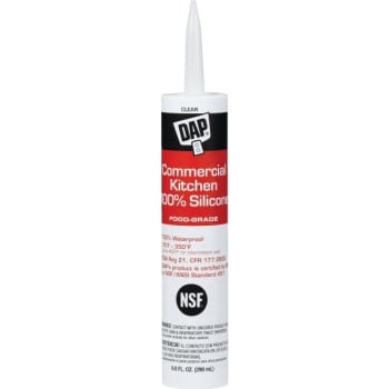 Image for DAP 10 Oz Commercial Kitchen 100% Silicone Sealant (Clear) (12-Count) from HD Supply