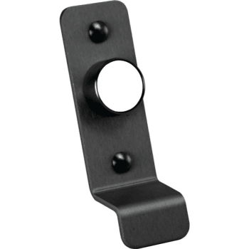 Detex Aluminum Keyed Narrow Trim Pull (Black)