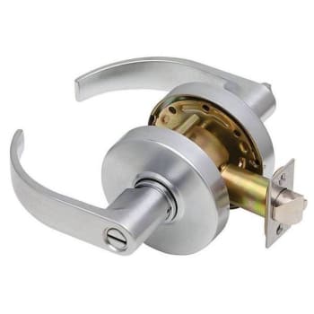 Image for Dexter C1000 Cylindrical Privacy Lock Curved Lever Satin Chrome from HD Supply