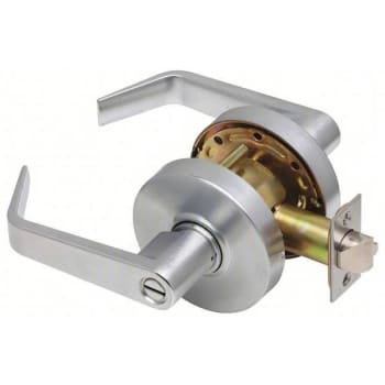 Image for Dexter C1000 Lever Cylindrical Privacy Door Lockset (Satin Chrome) from HD Supply