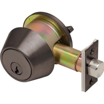 Image for Dexter Db2000 Single Cylinder Deadbolt 6-pin Cylinder Satin Bronze from HD Supply