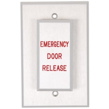 Dortronics 5286 Push Plate Switch Control Push To Exit Black