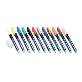 Image for Skilcraft Paint Marker, Medium Bullet Tip, Assorted Colors, Package Of 12 from HD Supply